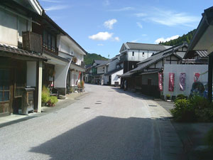 足助の町並み